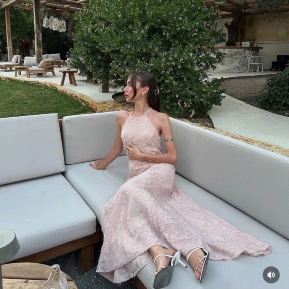 Zara Maxi Dress Pink Size XS and S - Picture 5 of 11